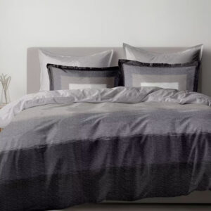 Ethereal Stripes Bed Sheet Set - Without Filling - 6 Pcs - 4 Pillow Covers - 1 Bedsheet - 1 Duvet Cover