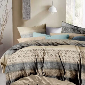 Pastel Harmony Bed Sheet Set - Without Filling - 6 Pcs - 4 Pillow Covers - 1 Bedsheet - 1 Duvet Cover